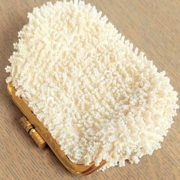 💍Host Pick Romantic Vintage Mini Beaded Clutch Purse Cottagecore Wedding - Picture 7 of 8